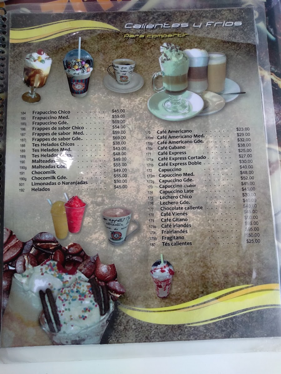 Patyliz Cafeteria Menu - Image 3