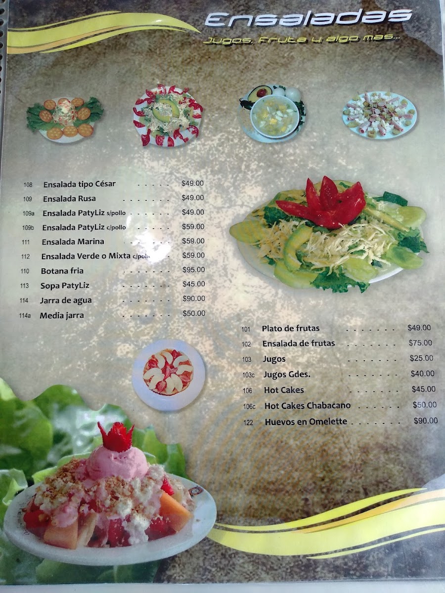 Patyliz Cafeteria Menu - Image 5